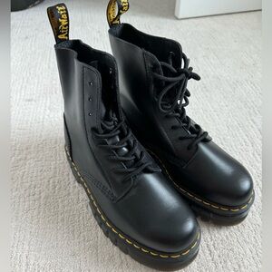 Doc Martens “Audrick 8-eye boot” black size 7, never worn!
